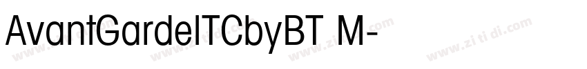 AvantGardelTCbyBT M字体转换 AvantGardelTCbyBT M字体转换